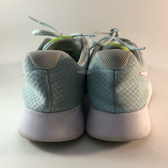 Nike Tanjun womens running shoes lace up sneakers glacier blue white size 9.5 - Picture 4 of 8